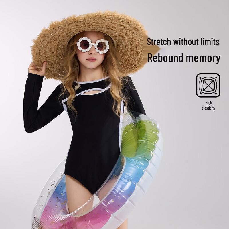 ASK JUNIOR Girls' One-Piece Training & Vacation Swimsuit