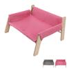 Elevated Cat Couch Wood Structure Stable Support Relaxing Strong Load Capacity Cat Sofa Bed for Home