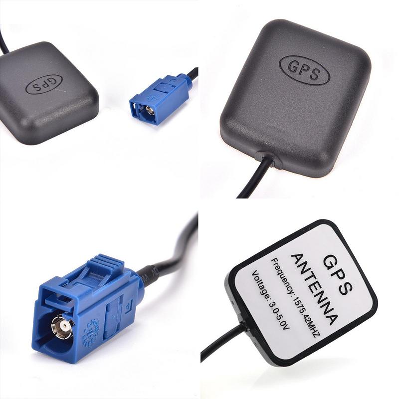 1575.42MHz Car GPS Antenna FAKRA-C Connector GPS Receiver Waterproof Auto Aerial Adapter For RNS315 RNS510 Navigation