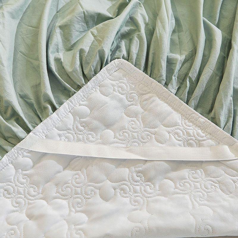 Thickened Cotton Bed Skirt One-Piece European-Style Lace Quilted Cotton Bedspread Three-Piece Set New Non-Slip Bedspread Four Seasons