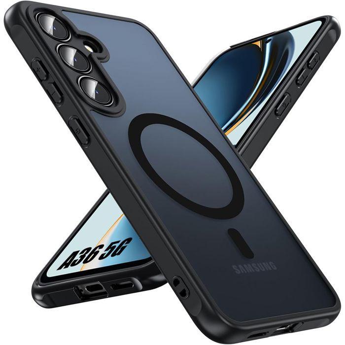 Coque de protection - BOOLING - Samsung Galaxy A36 5G - Noir - Antichoc - Protection caméra