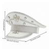 Cap with Butterfly Ornament Glittering Sequin Chic for Festivals, Performers