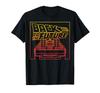 Back To the Future DeLorean Gradient Line Art T-Shirt