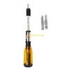Push Pull Ratchet Screwdriver Semi Automatic Adjustment Spirals Ratchet Screwdriver with Replaceable Head Disassembly D57B