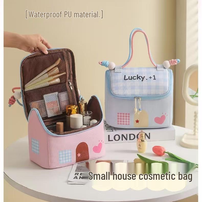2025 Large Capacity Portable Waterproof Makeup Travel Handbag