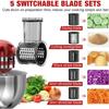 Peeler Vegetable Slicer Cutter Shred Cheese Grater Peeler for 3.5QT 6QT 7QT 8QT