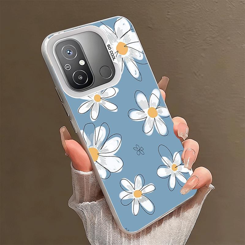 Daisy Flowers Aesthetics Shockproof Phone Case for Xiaomi Poco X7 X6 X5 X3 Pro F7 Ultra M8 Redmi 15C 15 14C 13C 12C 10C 13 12 10