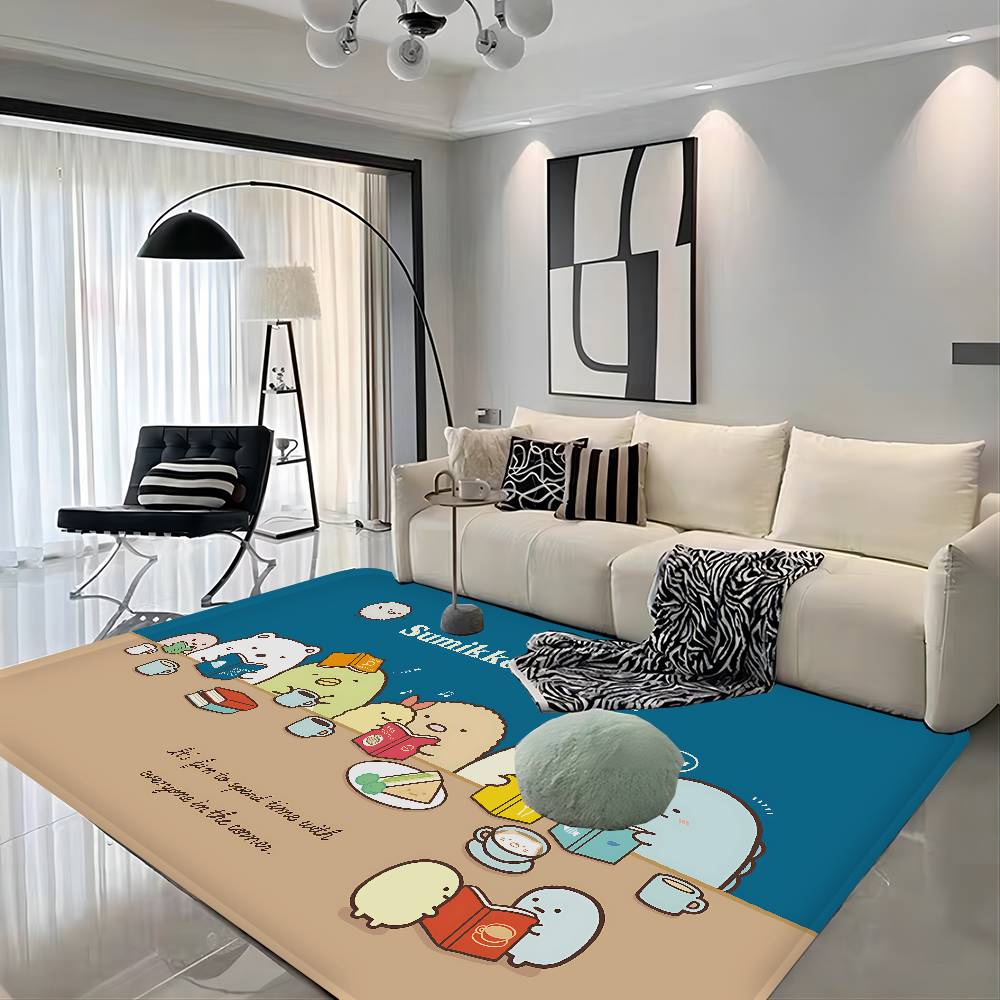 Cartoon Pink Sumikko Gurashi Door Mat Nordic Style Bedroom Living Room Doormat Home Balcony Anti-Slip Alfombra