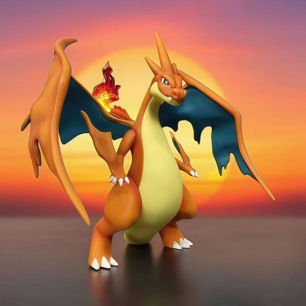 10.5cm/4.14in Pokemon Anime Figure Charizard Y Action Figures Pvc Collection Model Toys Gifts