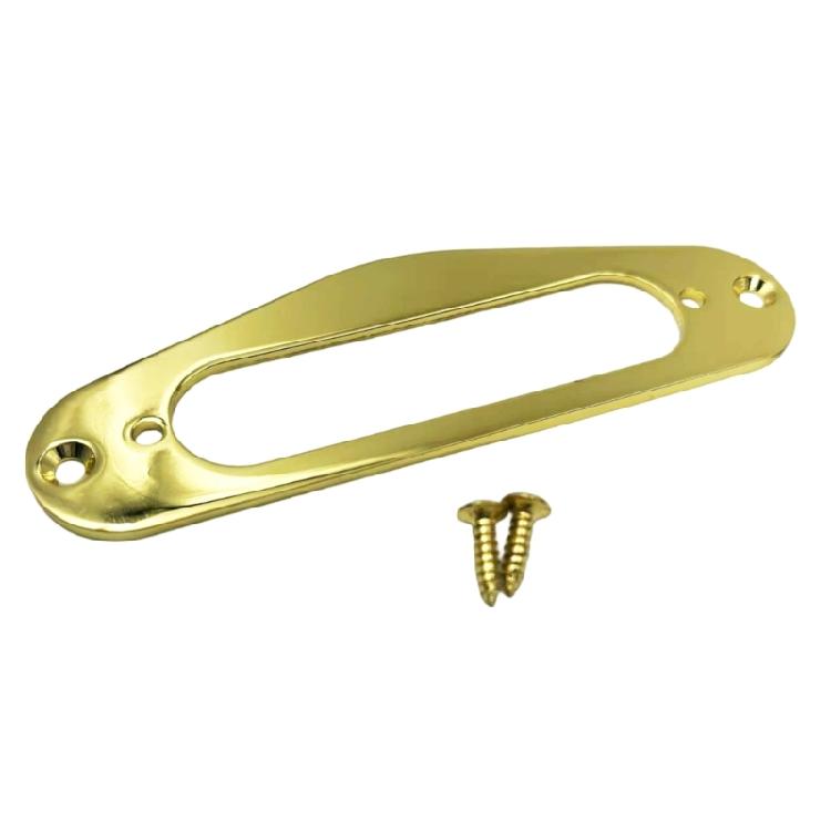 Einzelspulen-Metall-Humbucker-Tonabnehmerring Schutz-Dekorativer Metallrahmen für E-Gitarrenhals Verhindert Schäden