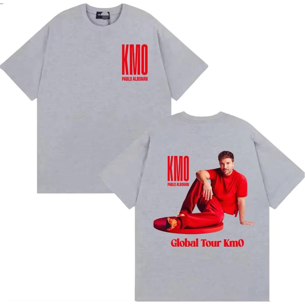 Pablo Alborn Global Tour Kmo Graphic T Shirt Unisexs Clothing Fashion Classic Oversized Tshirt Cotton Short Sleeve Tshirts