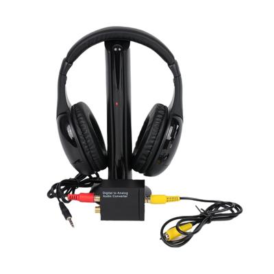 Wireless Headphones for TV Watching, FM Wireless Radio, Wireless Monitor, Over-Ear Wireless Headset with Digital Decorder for Adult and Senior