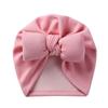 New Autumn and Winter Imitation Cashmere Baby Pullover Hat Filled with Cotton Bow Children's Hat Baby Fontanelle Tire Cap