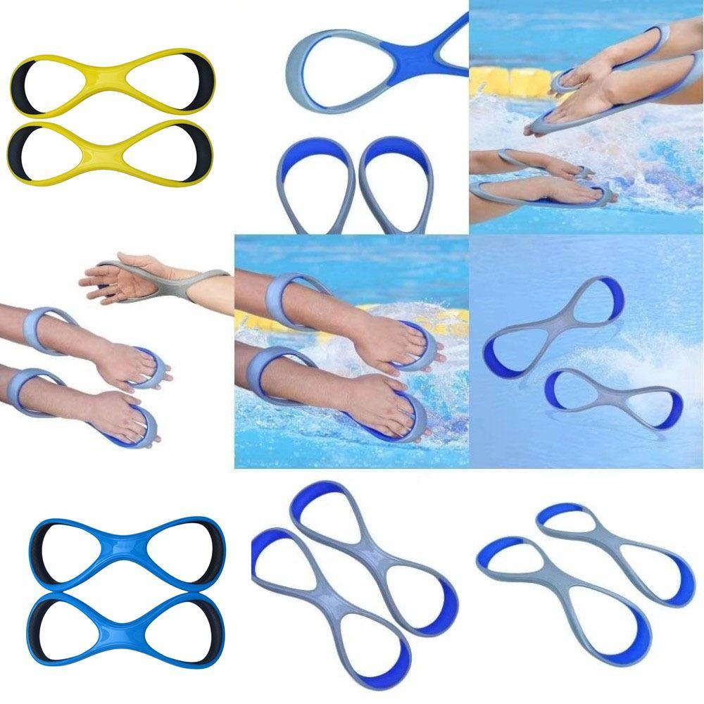 Ergonomic Shape Swimming Paddles High Elbow Design Swim Training Paddle  Stroke Correction