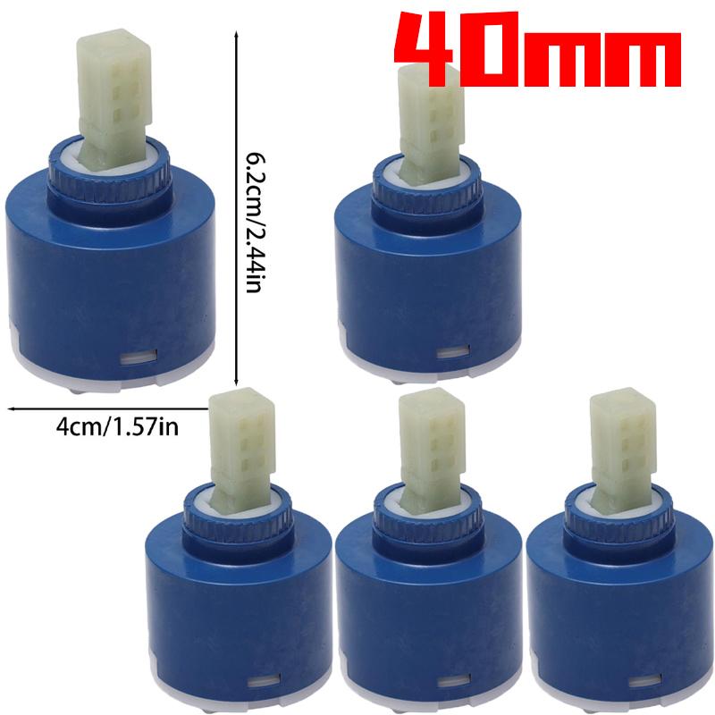 35/40mm Ceramic Disc Cartridge Bathroom Faucet Cartridges Replacement Parts Water Mixing Valve Faucet Cartridge Switch Accessory