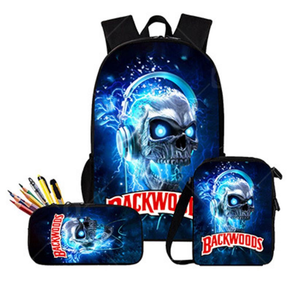 Animations-Schultasche, Grundschultasche, atmungsaktiver wasserdichter Rucksack mit großem Fassungsvermögen, Halloween