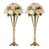 Gold Trophy Wedding Table Centerpiece and Decoration Props