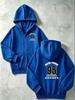 Kids Zip Up Hoodie Retro New York 95 Glitch Number Graphic Long Sleeve Loose Hooded Jacket Boys Girls Street Daily Outerwear