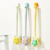 Bath Brush Flower Shape Soft Bristle Long Handle Non-Slip Grip Cleaning Brush Gentle Skin Cleaning SPA Bath Tool Bathroom Accessory