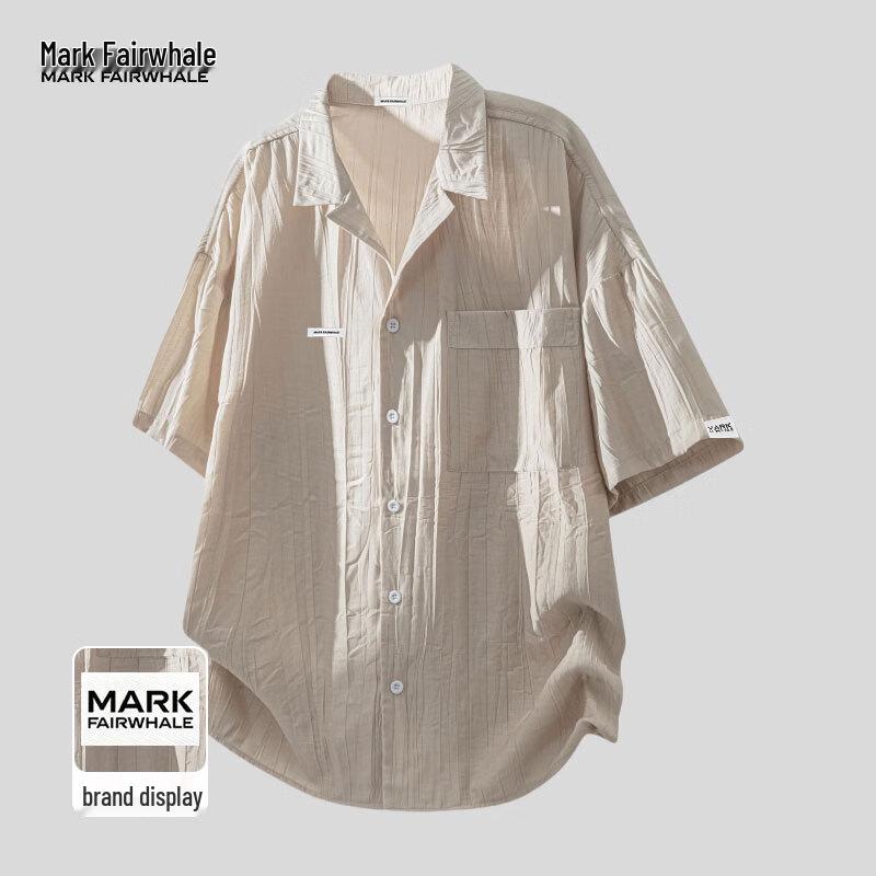 MARK FAIRWHALE Men s Loose Fit Ice Silk Short Sleeve Polo Shirt 3XL