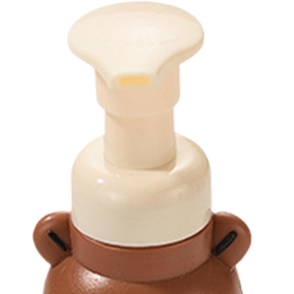 Bear Soap Dispenser Bear Shape Refillable Pump Bottle Bathroom Soap Dispenser for Shower Gel Lotion Liquid Shampoo Home