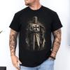 Templar Knight T Shirt: Medieval Crusader Shirt | Gothic Warrior Unisex Tee | Middle Ages History Lovers Gift | Dark Fantasy Knight Shirt