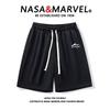 NASA MARVEL Unisex Avslappnad Passform Sommarshorts