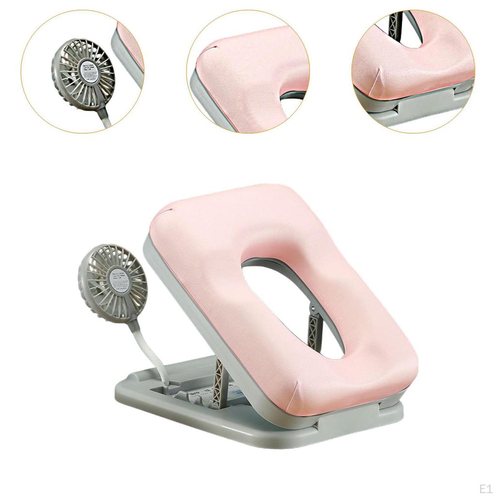 Papa Pillow with Fan Face Cradle Hollow Design Lightweight Multifunction Neck Cushion Sleep Sleeping