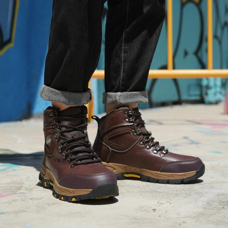 Waterproof Safety Shoes Men Work Shoes Steel Toe Cap Working Boots Sneakers Man Anti Puncture Breathable Sport Work Boots