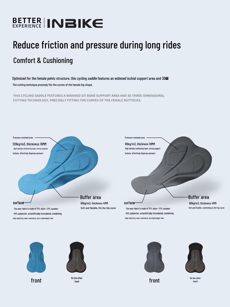 Women's High-Waist Pocket Cycling Bib Shorts for Spring/Summer