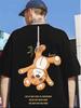 Summer New Casual Loose T-shirt Short Sleeve Men's Loose Fashion Printed T-shirt Men Women Hip Hop Cotton Short Sleeve