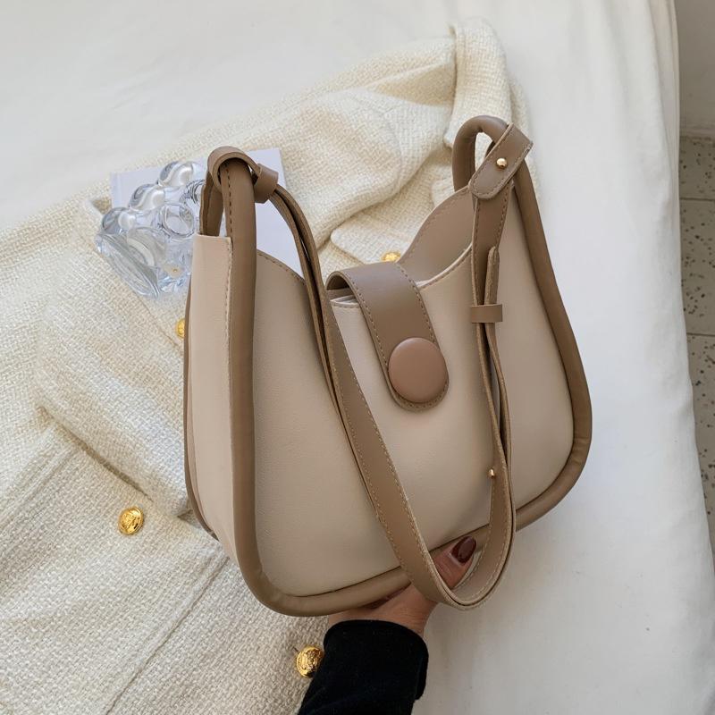 IELGY New Ladies Contrast Color Trend Fashion Crossbody Casual Travel Shoulder Tote Bag