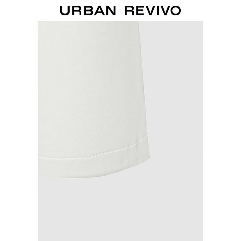 UR 2025 Women's Pure Color Elastic Waist Straight Leg Pants