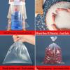 Heavy-Duty 120x120cm PP/PE Plastic Storage & Garbage Bags, 100 Count
