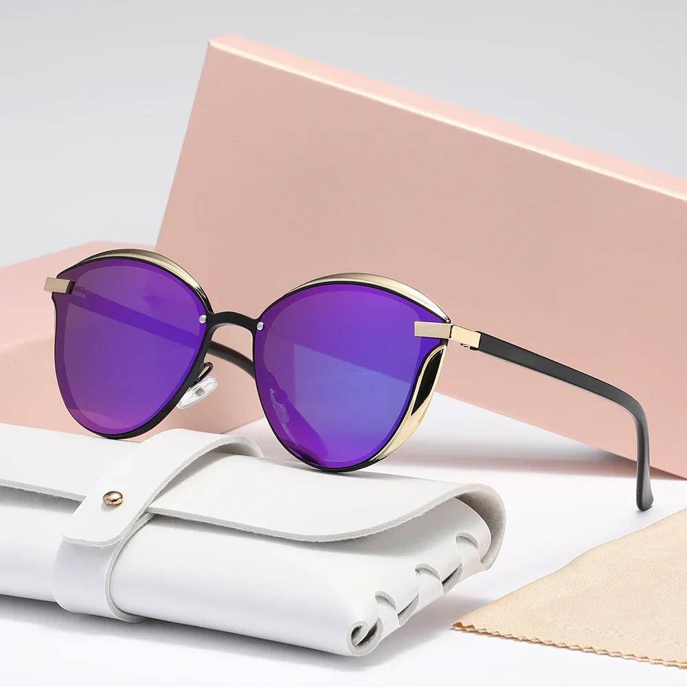 Stylish Polarized Sunglasses For Women Luxury Design Ladies Elegant Sun Glasses UV400 Protection Fashion Cat Eye Eyewear