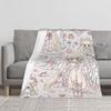 Chobits Anime Winter Flannel Blanket for Home Travel Throw Blanket Blanket For Winter Christmas Throw Blanket Christmas Blanket