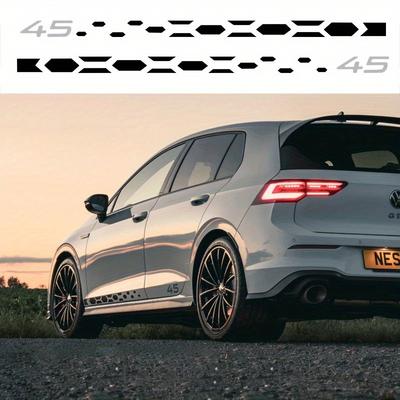 Autocollant Bas de Caisse Latéral de Porte de Voiture pour Volkswagen VW Golf 8 MK8 GTI R Bandes Film Vinyle Décalcomanie Style Auto Tuning Accessoires Extérieurs