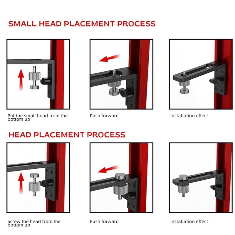 Soporte Colgante para Nivel Láser Soporte Elevador para Láser Soporte de Montaje en Pared para Nivel Piezas de Repuesto Fácil de Instalar