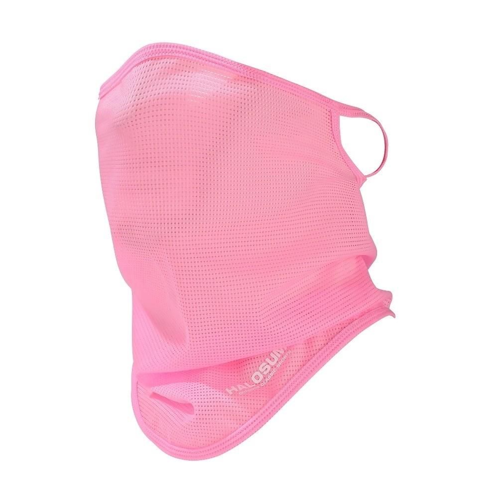 Solid Color Windproof Scarf Sunscreen Dustproof Ice Silk Sunscreen Mask Sun Protection Breathable Mesh Mask Outdoor