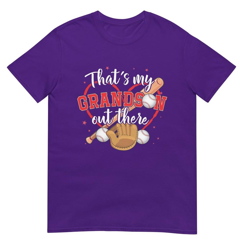 Thats My Grandson Out There Baseball Grandma Mothers Day TShirt