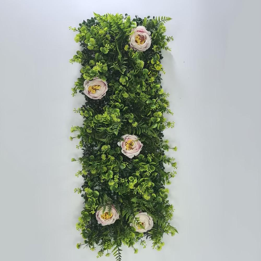 25x75CM Artificial Fern Green Wall Panel for Home Decoration