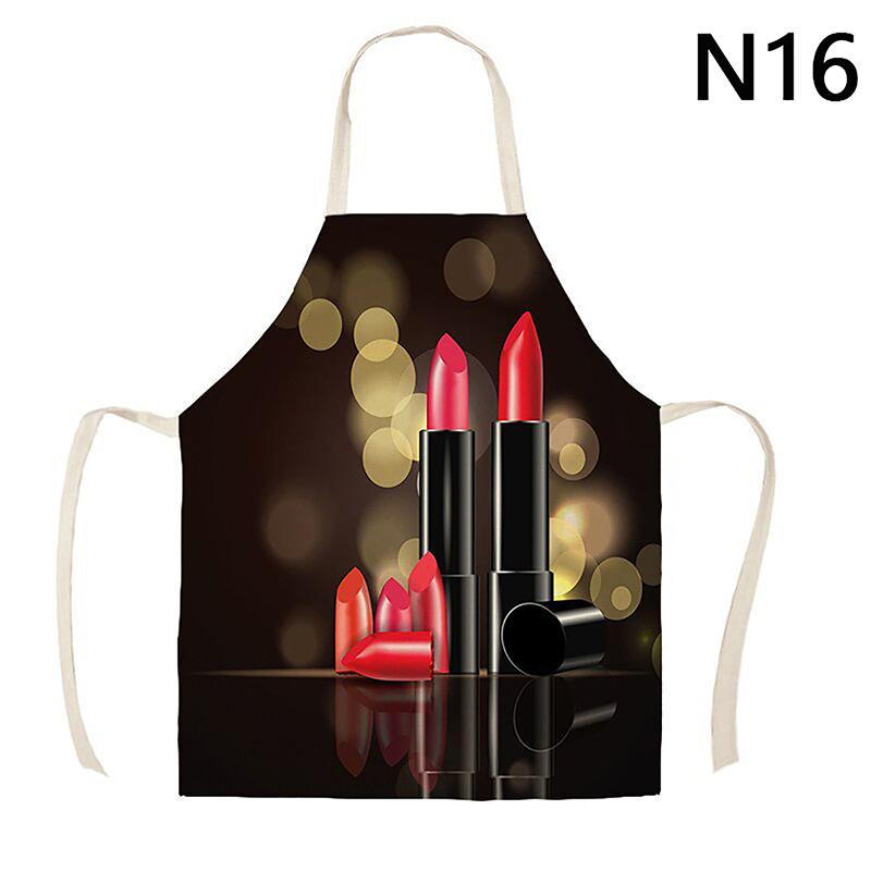 Lak na nehty Rtěnka Krása Kuchyň Dámská zástěra Domácí úklid Bavlna Len Zástěra Salon Domácí vaření Pečení Dospělý bryndák