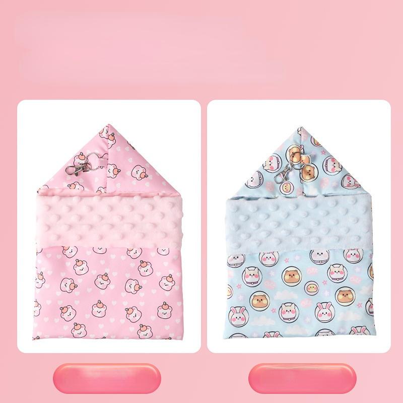 Sugar Glider Hanging Hammock Swing Bag Small Pet Hamster Sleeping Bed Pouch Warm Nest Squirrels Guinea Pig Bed Pet Accessories