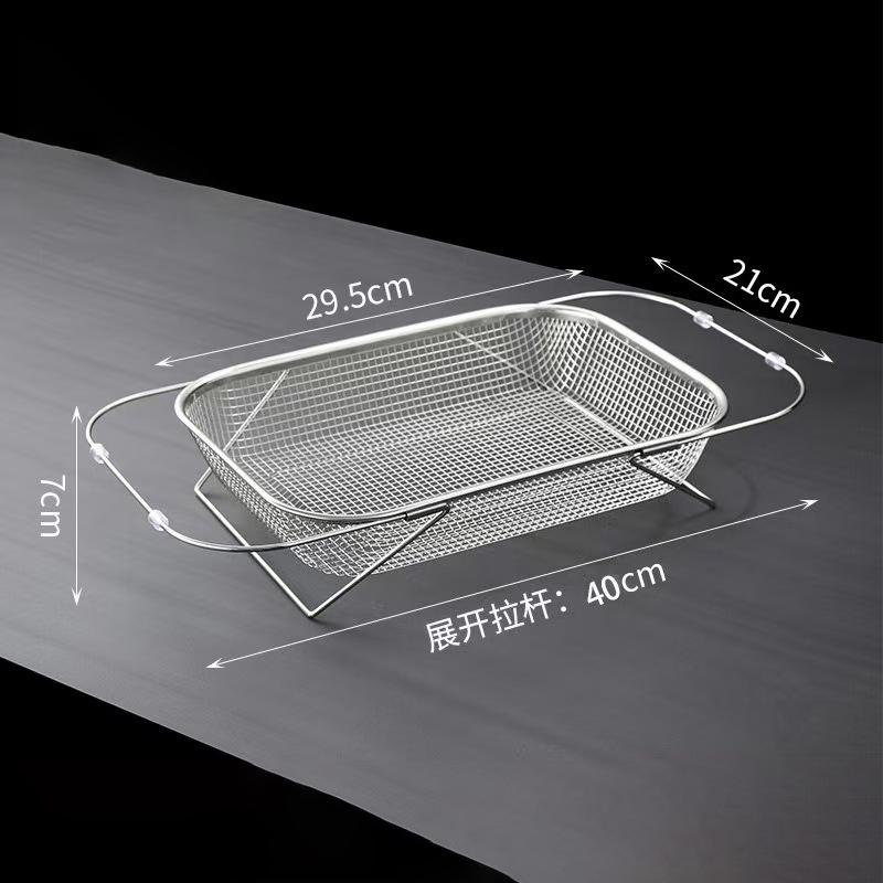 

Специальная корзина для слива из нержавеющей стали, Телескопическая сушилка для слива кухонной раковины, Многофункциональная сушилка для посуды