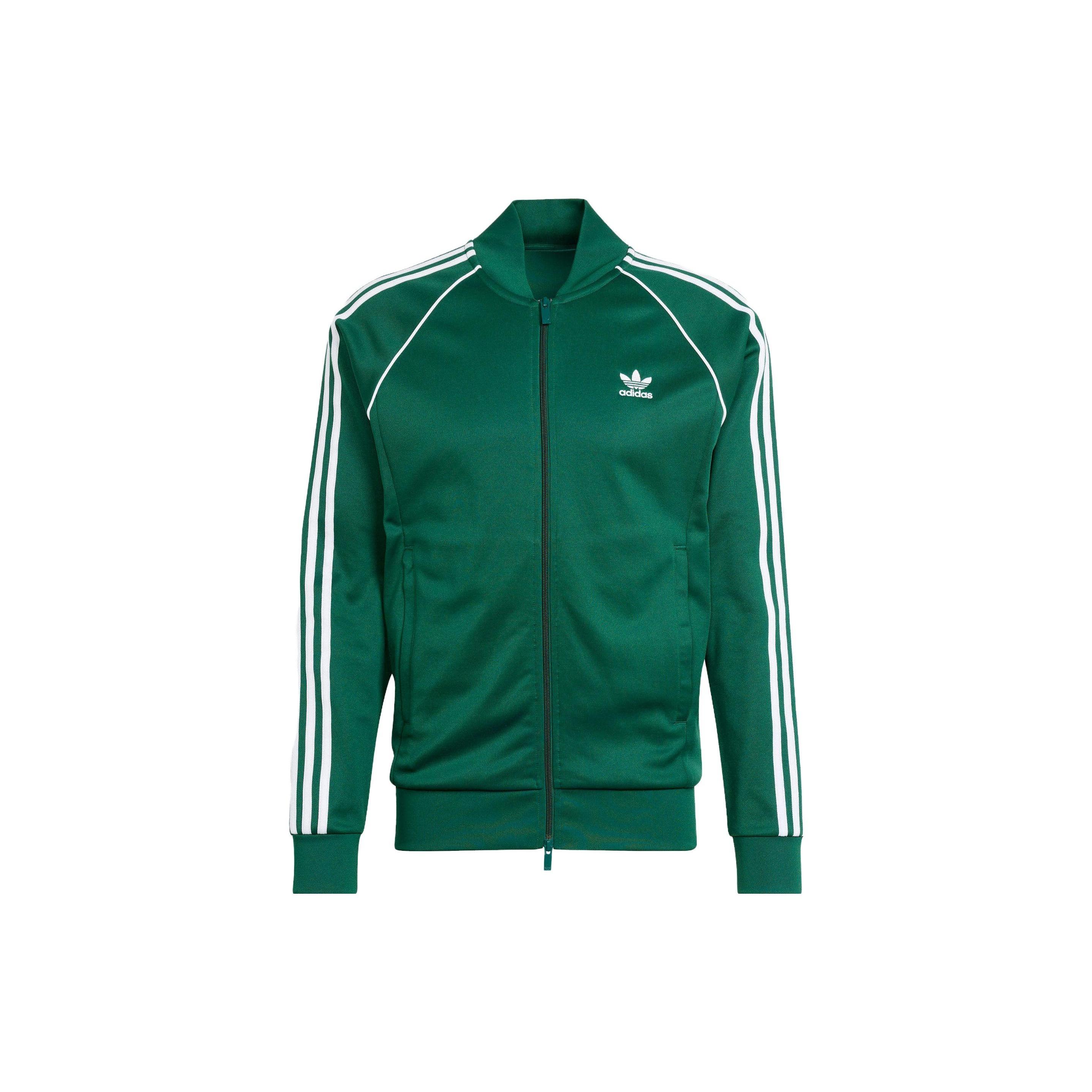 adidas Adicolor Classics SST Track Jacket Asia Sizing  Green  Men s IR9863 S