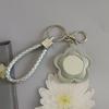 3Pcs Cute Floral Keychain Mini Makeup Bag Pendant Handbag Decorations Pendant Mirror Keychain  Gift