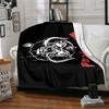 1Pc Motorhead Heavy Metal Blanket Soft And Comfortable Casual Warm Camping Travel Christmas Halloween Xmas Gift Em92825