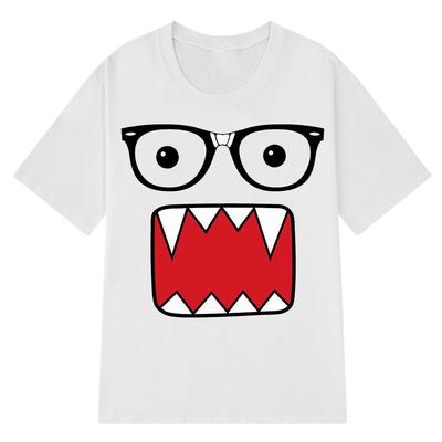 Domo Kun Funny Fashion Tshirt Summer Mens 100 Cotton Casual Tshirt Harajuku Shortsleeved Oversized Breathable Tshirt