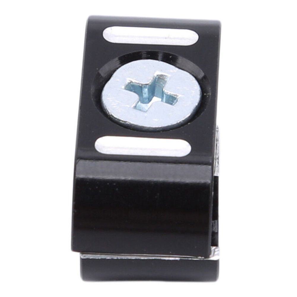 Clutch Brake Motorcycle Cable Guide Hydraulic Black Aluminum Brake Line Holder Hose Wire Clip 2.5*1.2cm