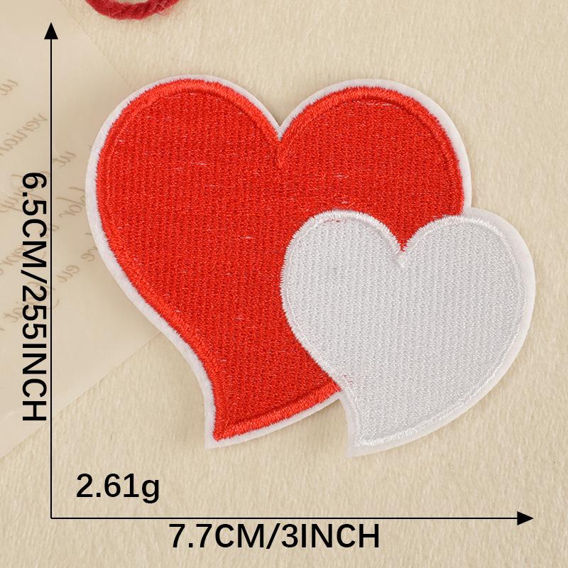 Embroidery Clothing Accessories DIY Shoes and Hats Bag Accessories Love English Embroidery Sticker Adhesive Patch Cloth Sticker